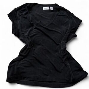 Vintage Chico's‎ Travelers Black Short Sleeve Top, Women's Size XL